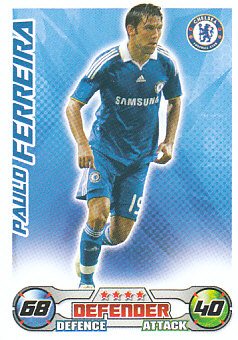 Paulo Ferreira Chelsea 2008/09 Topps Match Attax #77
